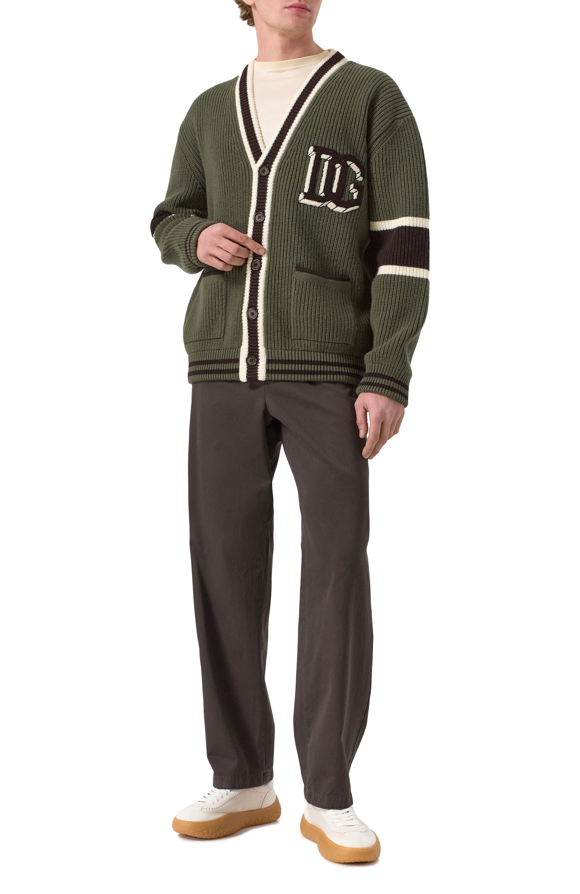 Хлопковые брюки DOLCE & GABBANA, арт. GV5ZHT/G8LG9, фото 2