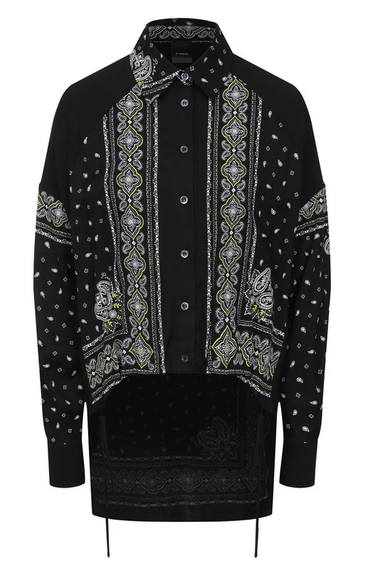 Рубашка из вискозы Pinko 104664/A2CK Чёрный 104664/A2CK