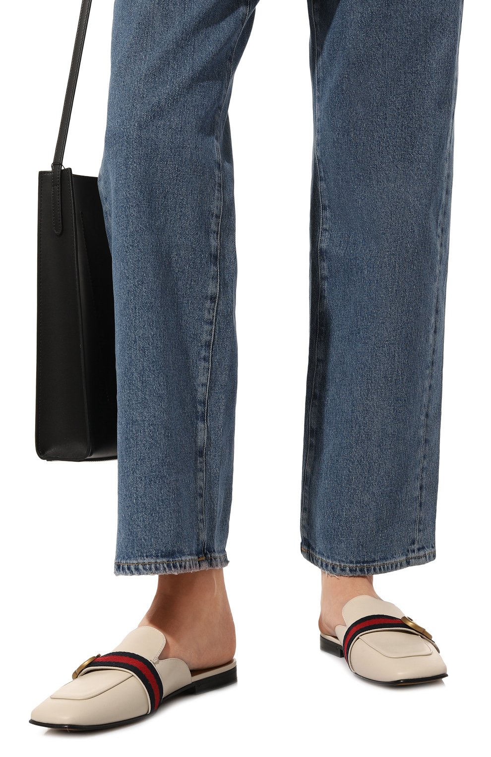 Кожаные сабо peyton GUCCI, арт. 423694 DKHC0, фото 3