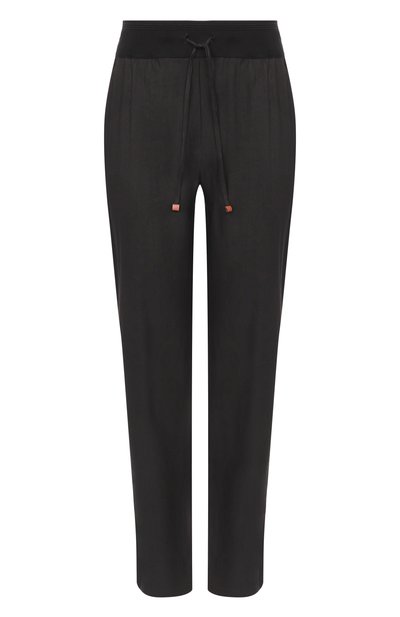 Женские брюки изо льна и вискозы LORENA ANTONIAZZI, арт. P2640PA80Q/3347