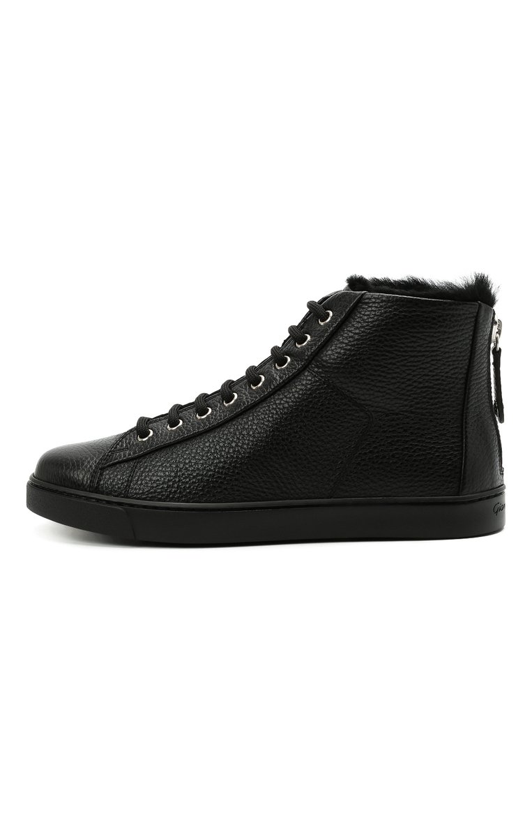 Кожаные кеды peter GIANVITO ROSSI, арт. S20386.W1BLK.B0FNENE, фото 1