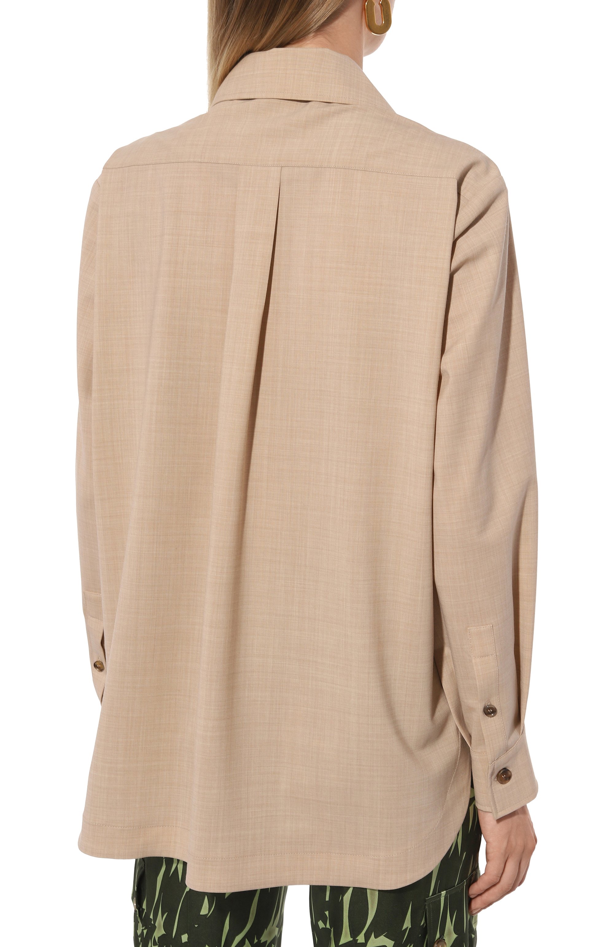 Шерстяная рубашка KITON, арт. D50429K09T03, фото 4