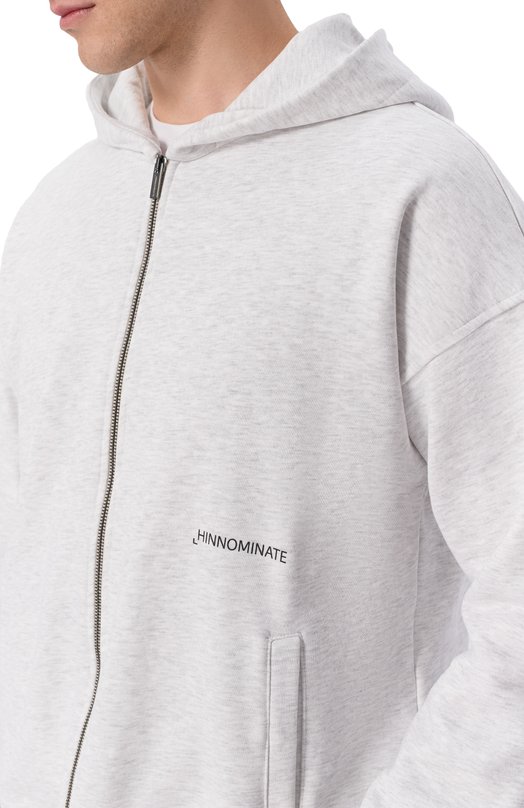 Хлопковая толстовка HINNOMINATE HMABM01510 Серый  HMABM01510 Фото 5