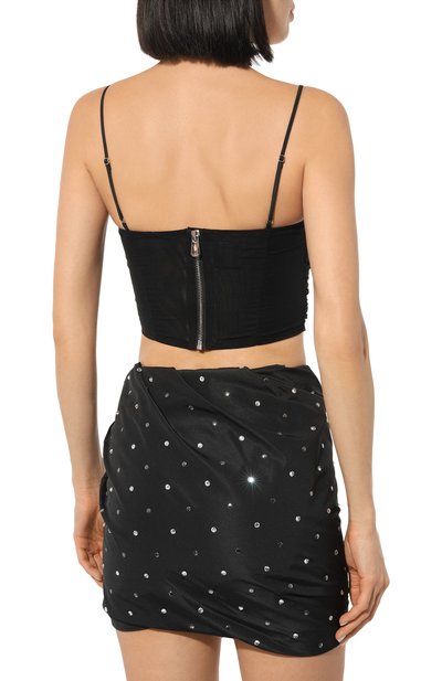 Топ с отделкой стразами PINKO, арт. 103812/A1ZZ, фото 4