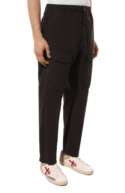 Хлопковые брюки-карго C.P. COMPANY черного цвета по цене 32450 руб., арт. 16CMPA071A006439G, фото 3 Хлопковые брюки-карго C.P. COMPANY, арт. 16CMPA071A006439G, фото 3