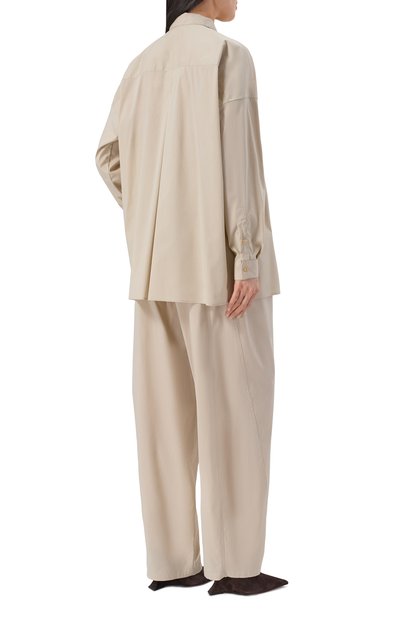 Хлопковая рубашка DARKPARK, арт. WSH33 FAC134/R0MY-LIGHT C0TT0N P0PELINE DRAP SHIRT, фото 3