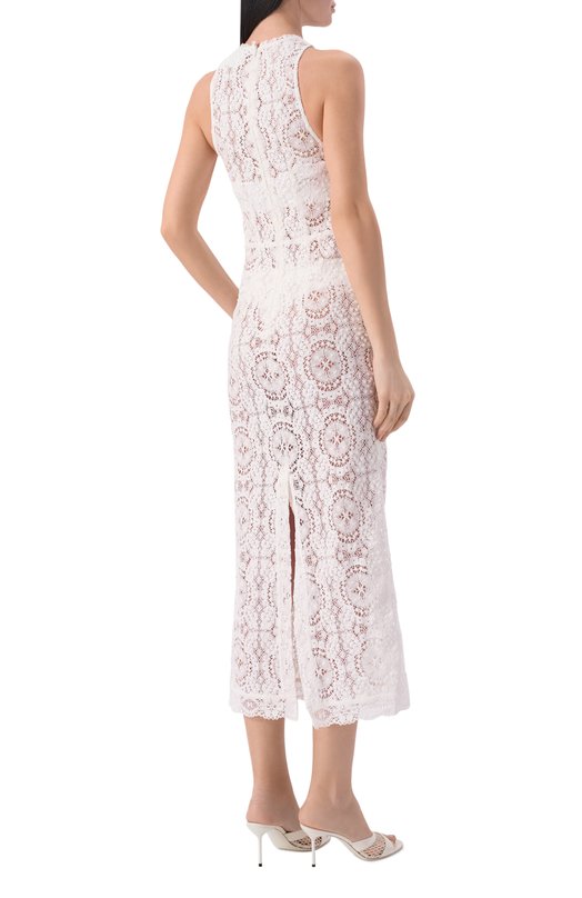 Хлопковое платье Erika Cavallini P6S011 Белый  P6S011 Фото 3