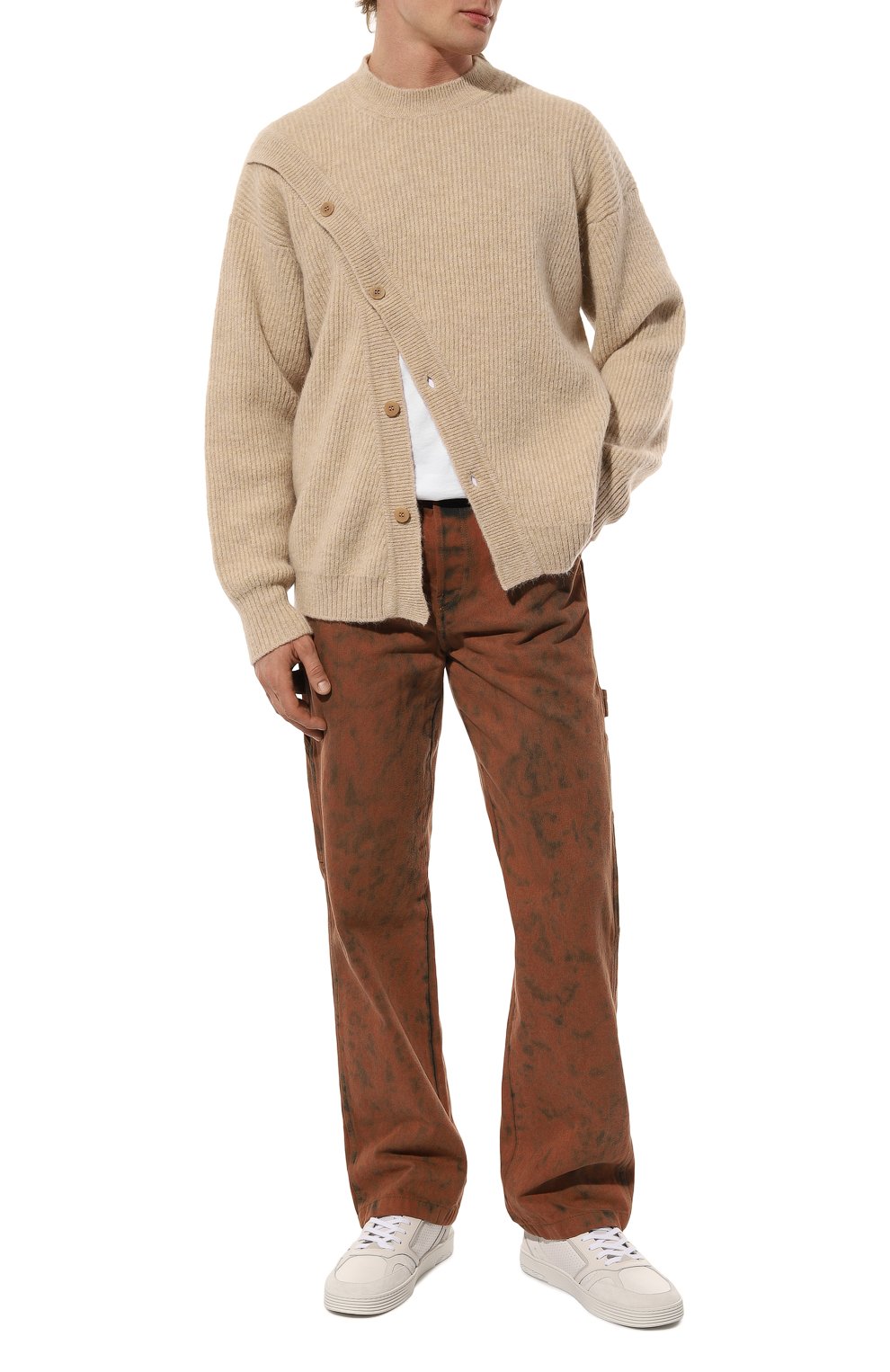 Кожаные кеды step FENDI, арт. 7E1631/A1GV, фото 2