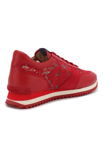 Кожаные кроссовки LE SILLA, арт. 6907N020M1PPLAC, фото 4