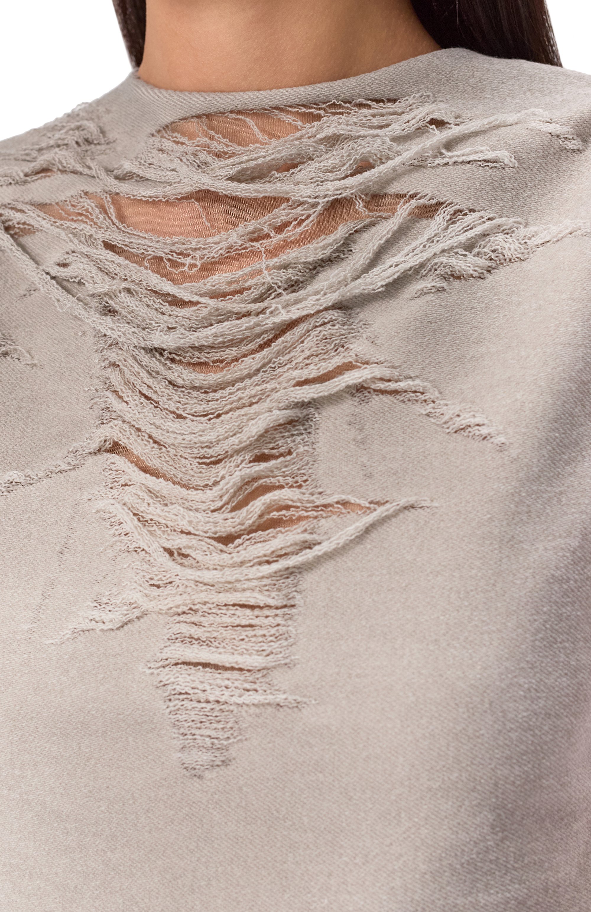 Топ DIESEL серого цвета по цене 33650 руб., арт. A18923/0PLAI, фото 5 Топ DIESEL, арт. A18923/0PLAI, фото 5