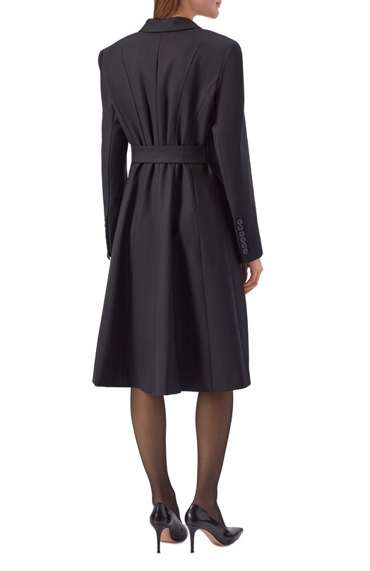 Шерстяное пальто Nina Ricci 26PCMA005/WV0323 Чёрный  26PCMA005/WV0323 Фото 3