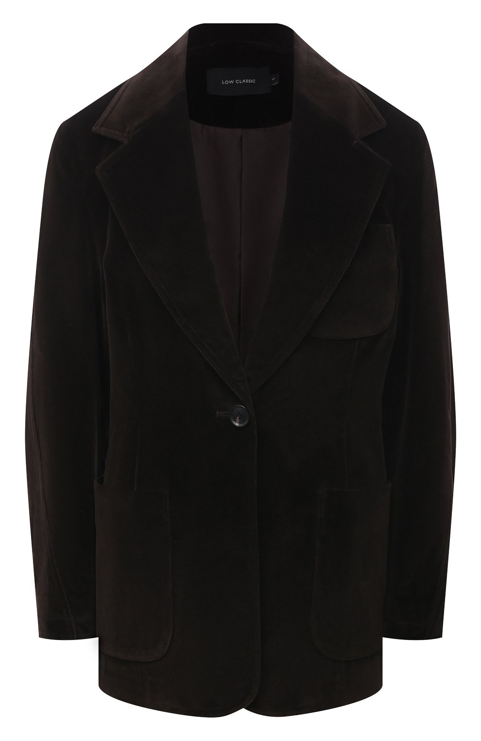 Бархатный жакет LOW CLASSIC, арт. L0W21FW_BZ14DB, фото 1