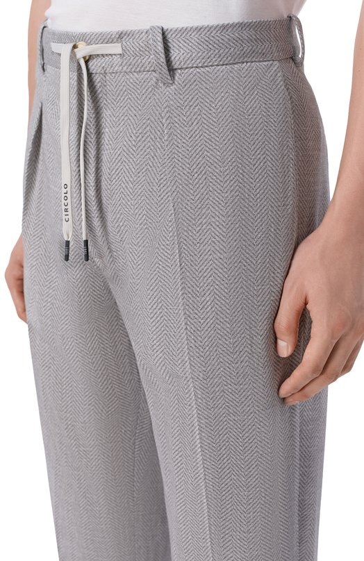 Хлопковые брюки Circolo 1901 CN5246 Серый  CN5246 Фото 5