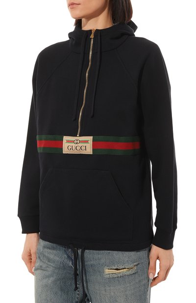 Хлопковое худи GUCCI, арт. 644656 XJC3W, фото 3