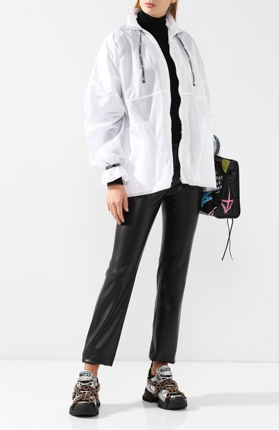 Комбинированные кроссовки flashtrek с отделкой кристаллами GUCCI, арт. 537133/D0RA0, фото 2