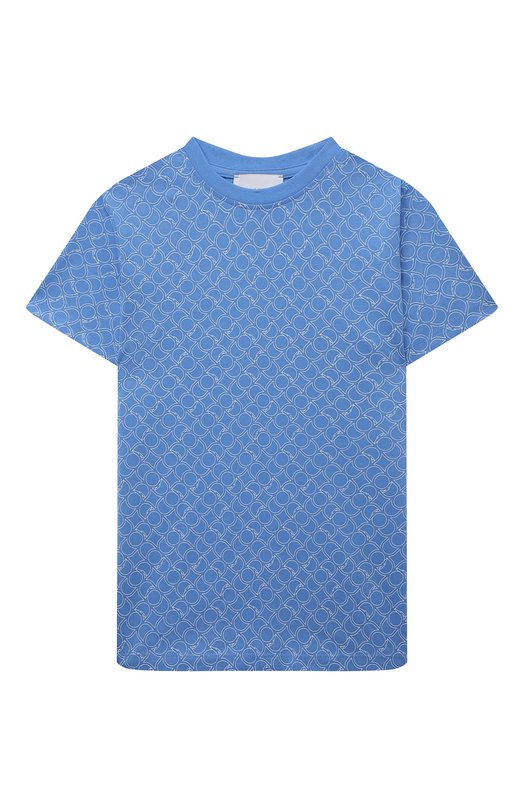 

Хлопковая футболка Trussardi junior, Голубой