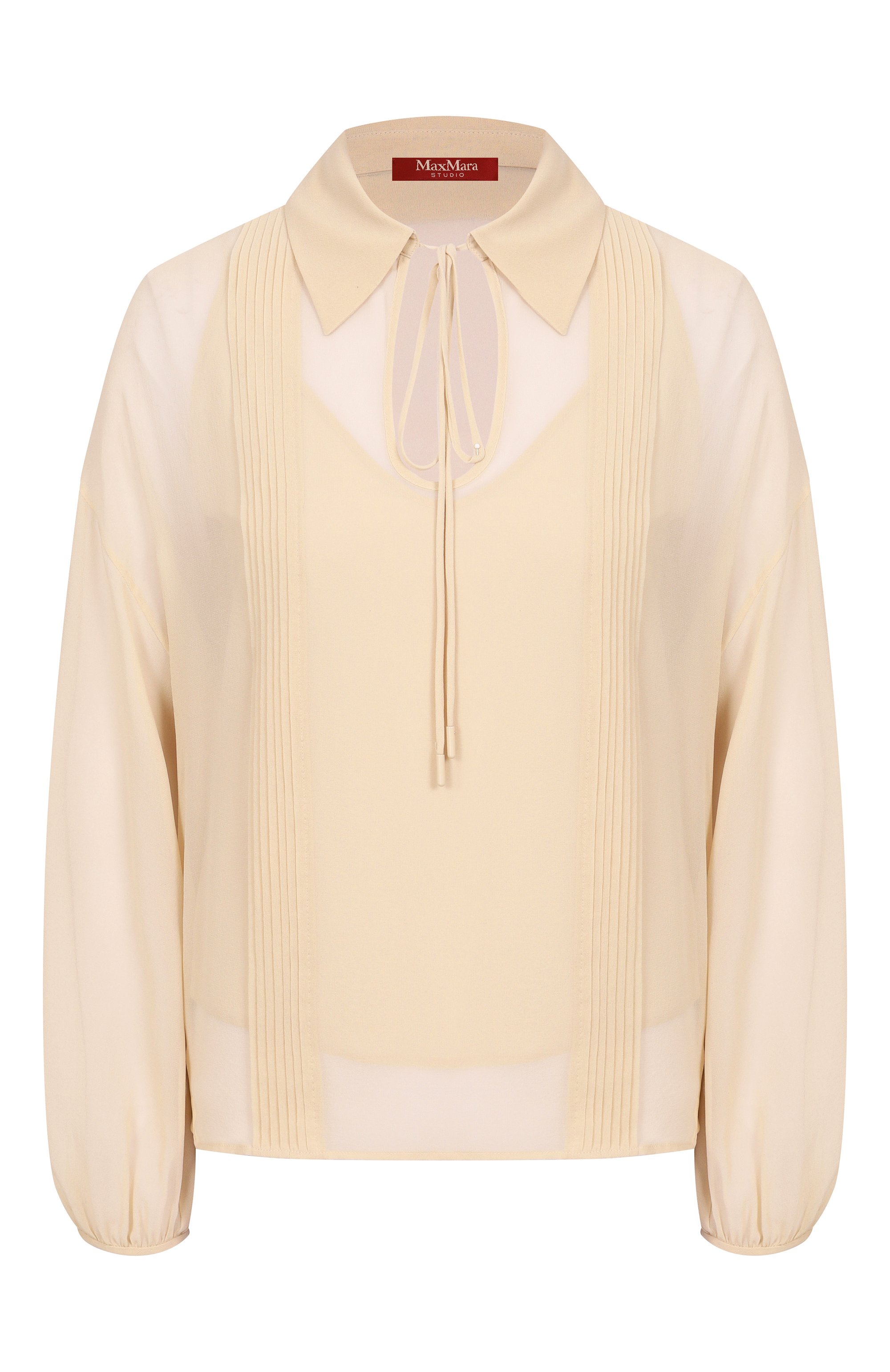Шелковая блузка MAX MARA STUDIO, арт. VALDAI, фото 1