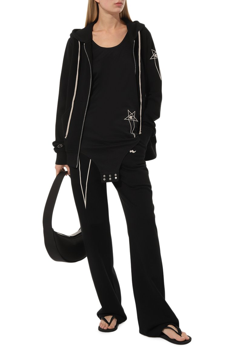 Хлопковая майка rick owens x champion RICK OWENS, арт. CW02C9233/CHJEG, фото 1