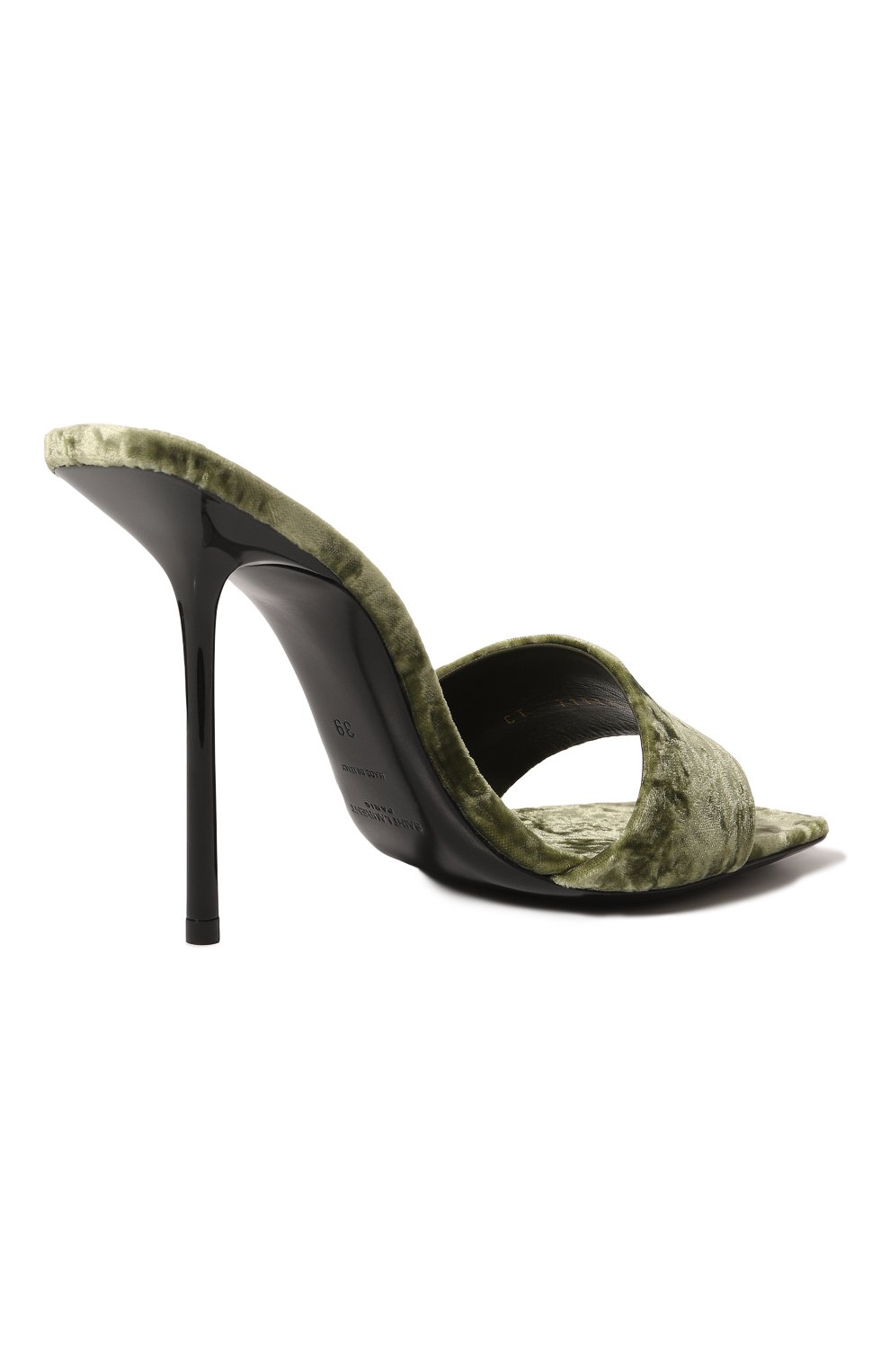 Текстильные мюли lucky SAINT LAURENT, арт. 711172/AAAPM3101, фото 5