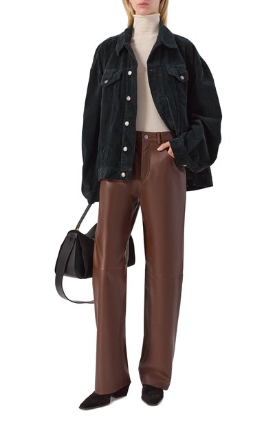 Кожаные брюки bonnie HAIKURE, арт. HEW03330PL002TP, фото 2