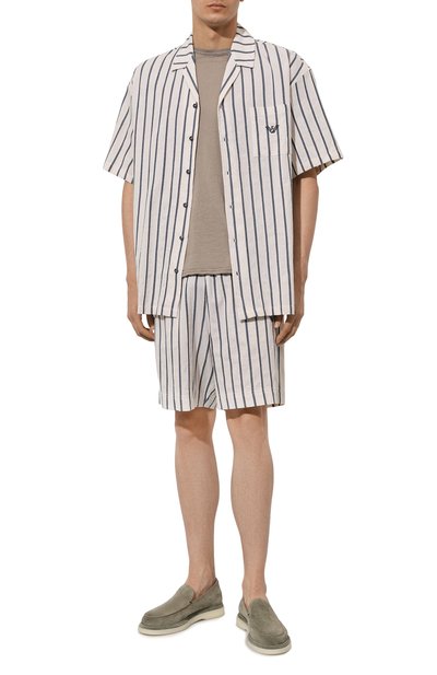 Хлопковые шорты EMPORIO ARMANI, арт. 211864/4R465, фото 2
