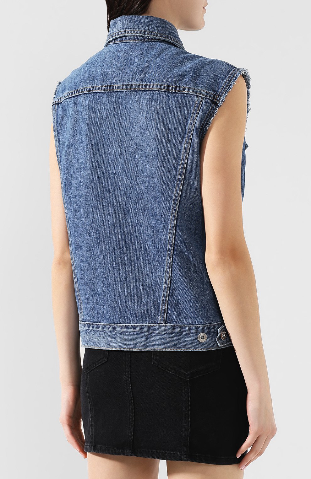 Джинсовый жилет PROENZA SCHOULER, арт. WL1919074-DC028, фото 4