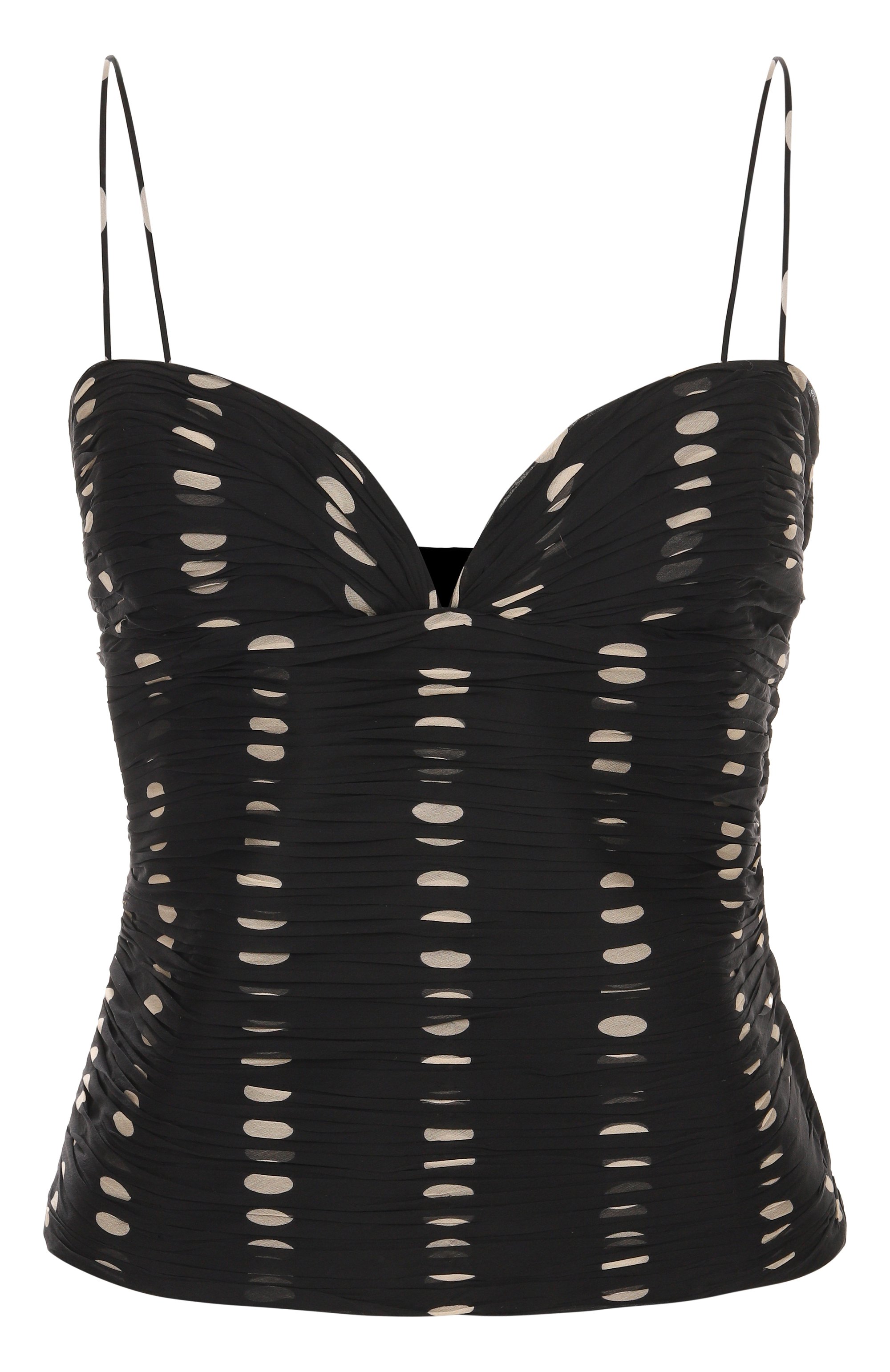 Шелковый топ VALENTINO, арт. 6B0AEAL6/9C8, фото 1