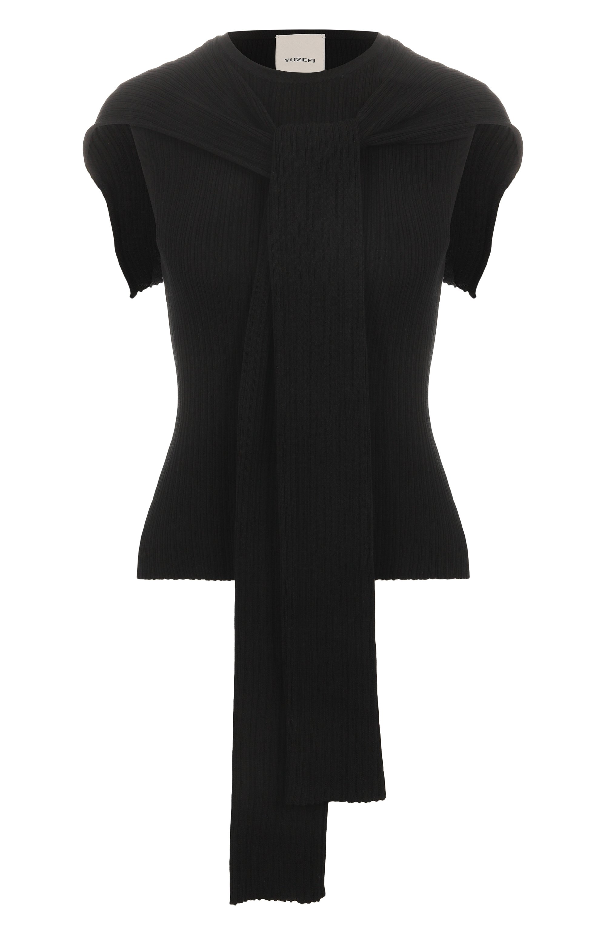 Хлопковый топ YUZEFI, арт. YUZSS25-RW-KN30-01, фото 1