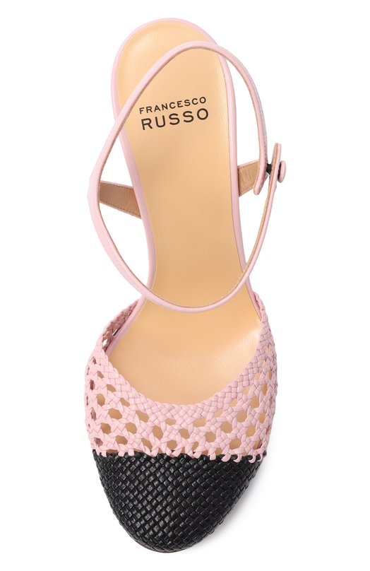 Кожаные туфли Francesco Russo R1P954/N200 Розовый  R1P954/N200 Фото 6