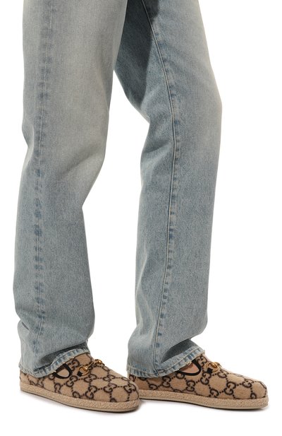 Текстильные лоферы GUCCI, арт. 574845 G3810, фото 3