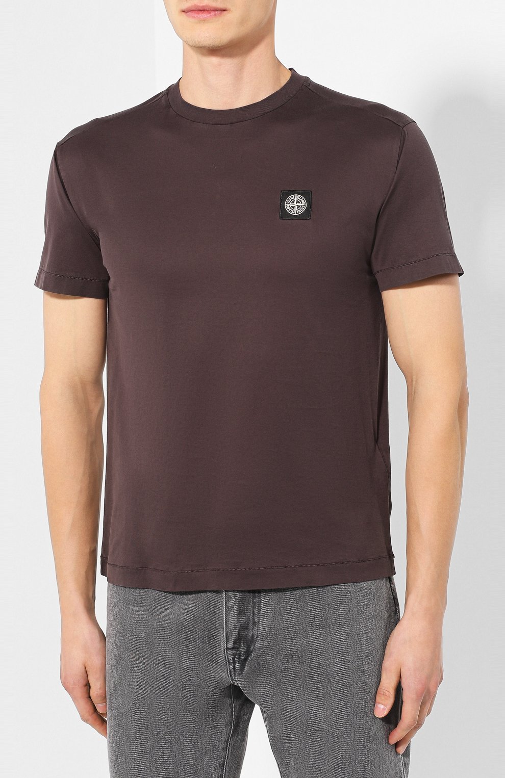 Хлопковая футболка STONE ISLAND, арт. 711524113, фото 3