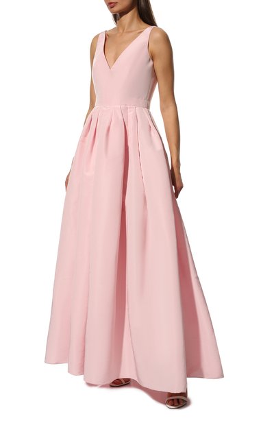 Шелковое платье ALEXANDER MCQUEEN светло-розового цвета по цене 421000 руб., арт. 686363/QBAA0, фото 3 Шелковое платье ALEXANDER MCQUEEN, арт. 686363/QBAA0, фото 3