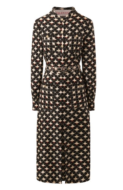 Женское шелковое платье VALENTINO, арт. 6B3VAF61943