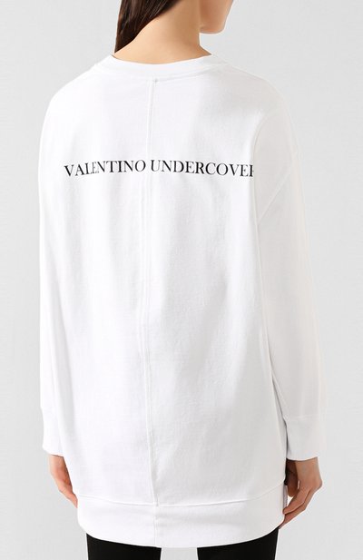 Хлопковый свитшот VALENTINO, арт. SB0MF03V4WR, фото 4