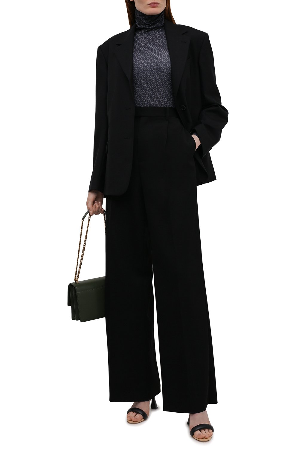 Водолазка DRIES VAN NOTEN темно-синего цвета по цене 20650 руб., арт. 212-031181-3623, фото 2 Водолазка DRIES VAN NOTEN, арт. 212-031181-3623, фото 2