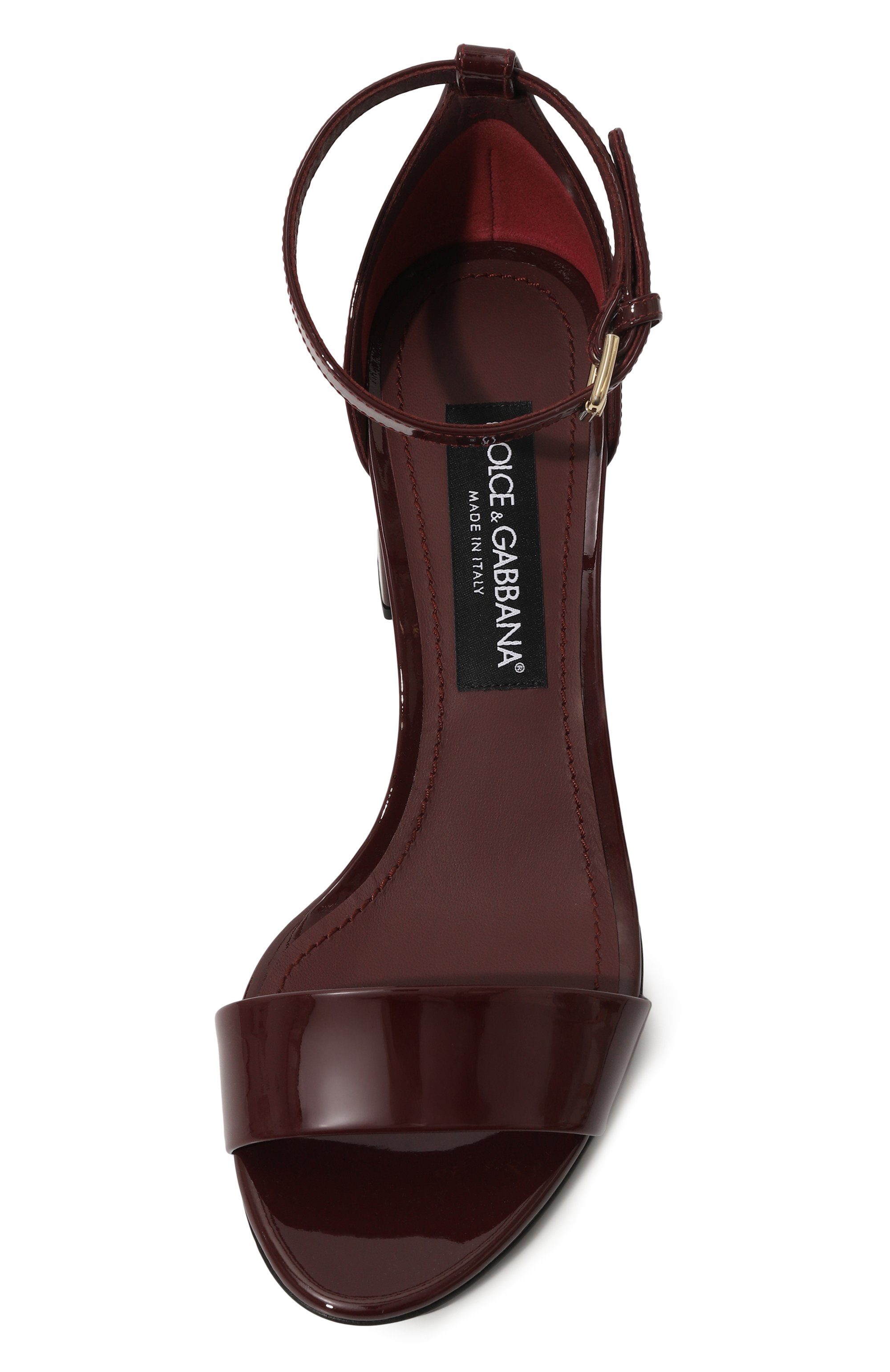 Кожаные босоножки keira 60 DOLCE & GABBANA, арт. CR1693/AN704, фото 6