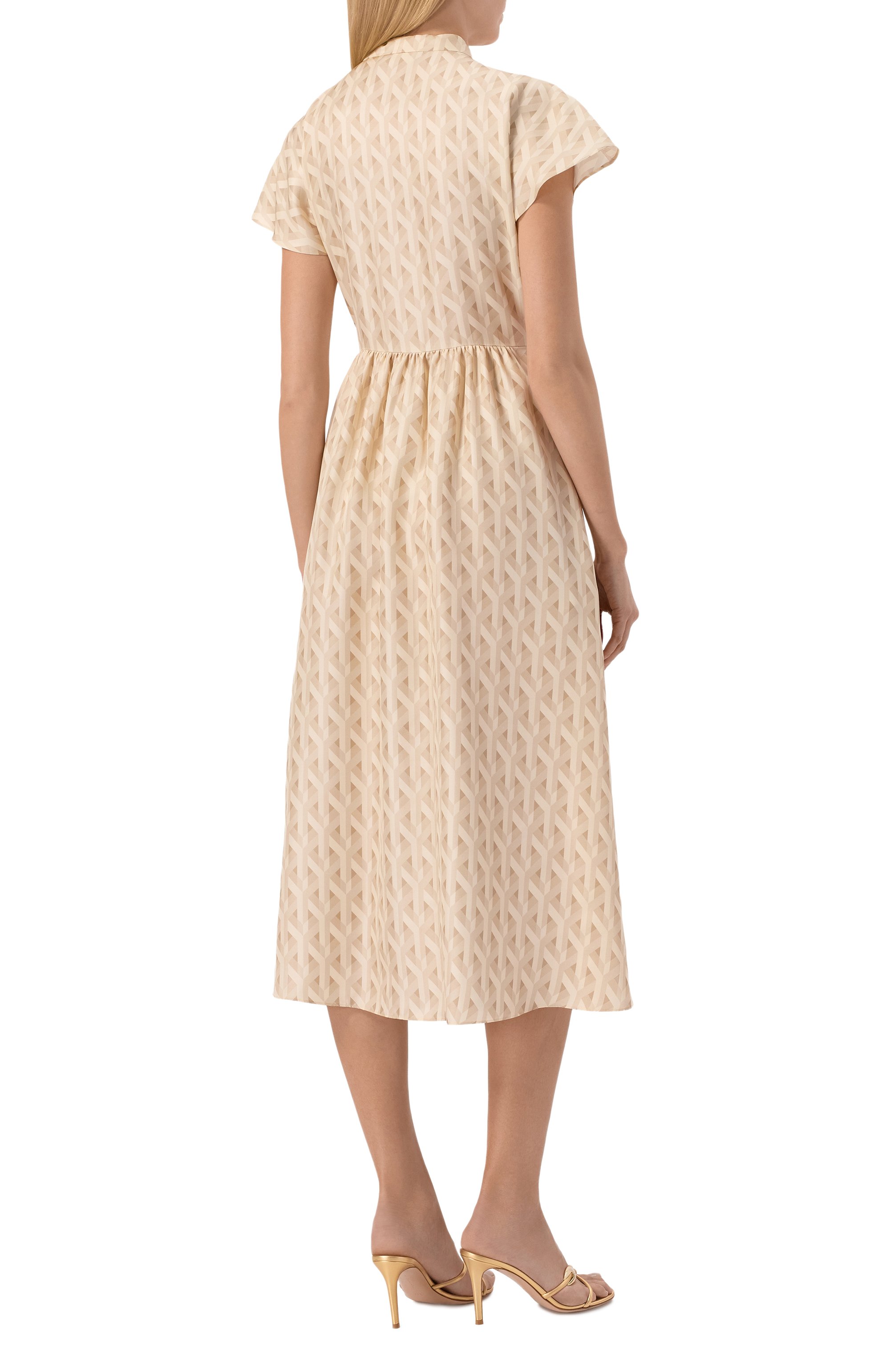 Шелковое платье MVST, арт. M26.2PW.D032/F127 TWILL PRINT, фото 3