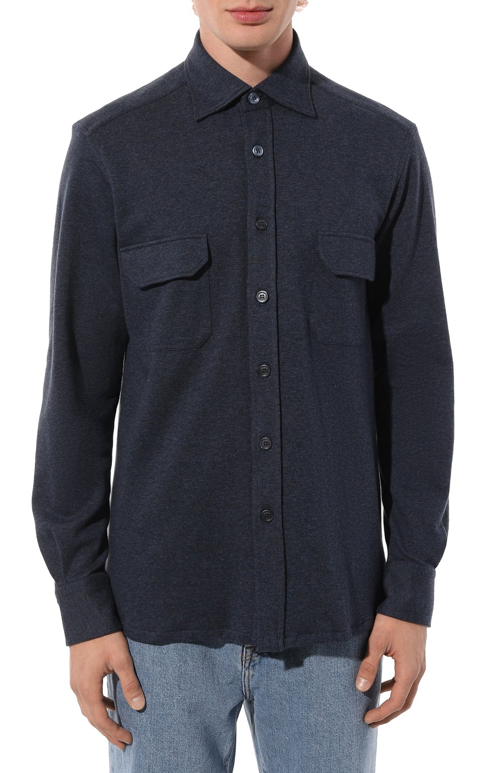 Р�убашка из хлопка и кашемира STEFANO RICCI, арт. CJ007117/TE2602, фото 3