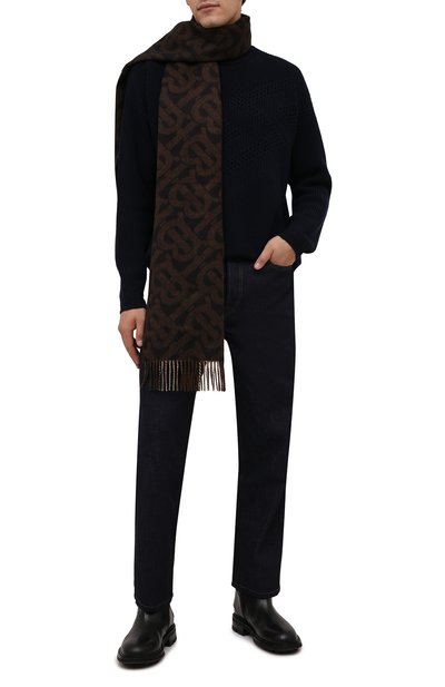 Кашемировый шарф BURBERRY, арт. 8045178, фото 2