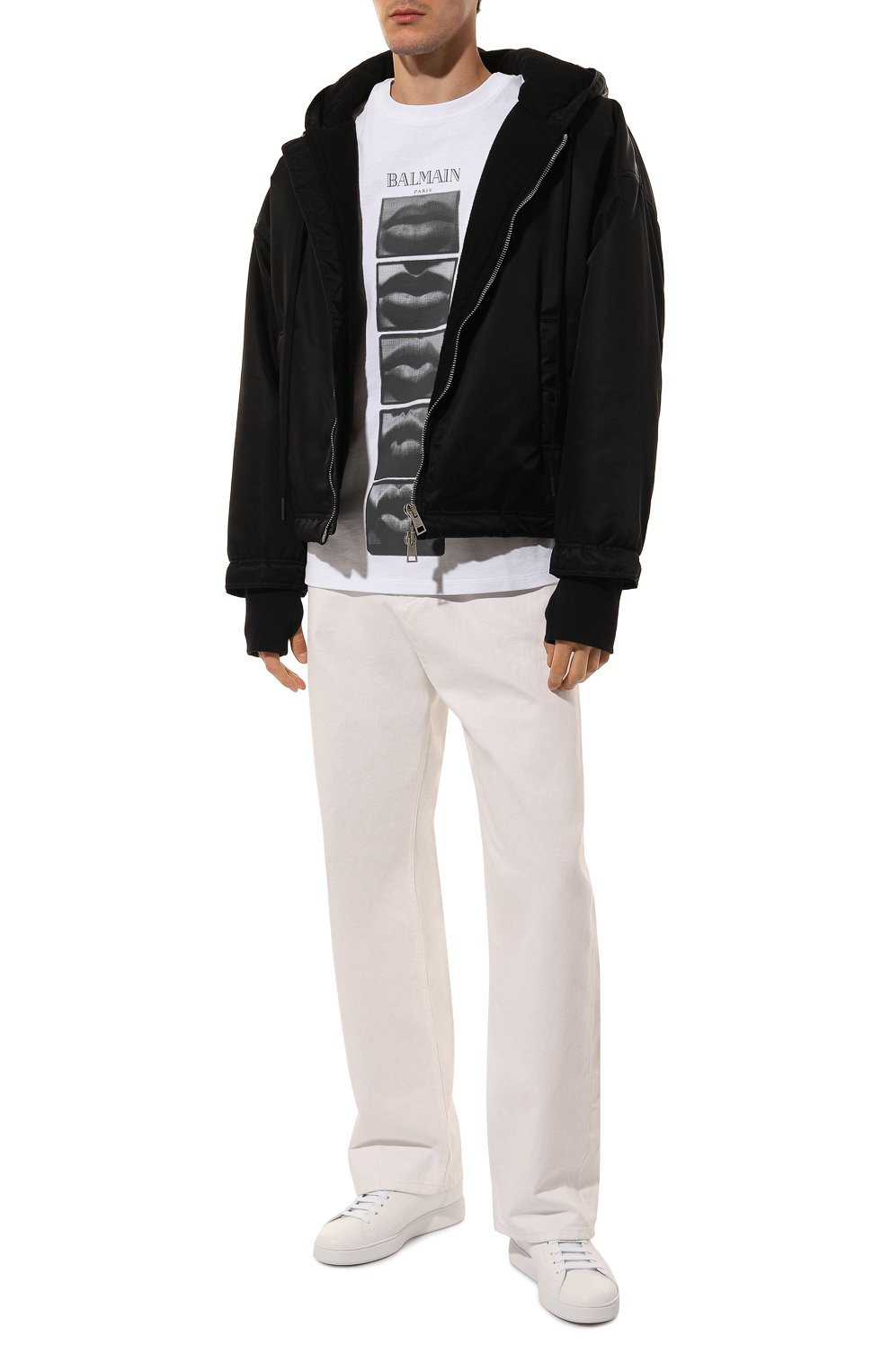 Хлопковая футболка BALMAIN, арт. DH0EG000/GE07, фото 2