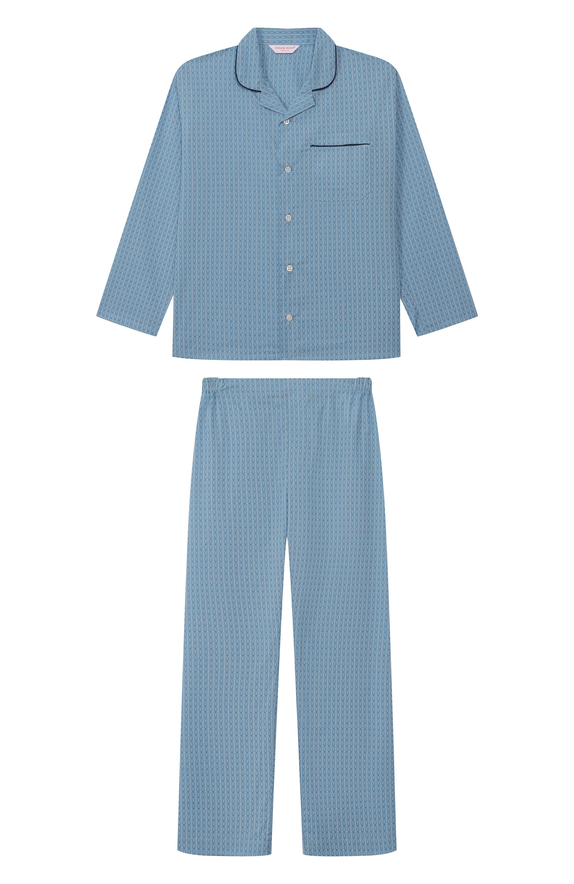 Хлопковая пижама DEREK ROSE, арт. 7025/NELS106, фото 1