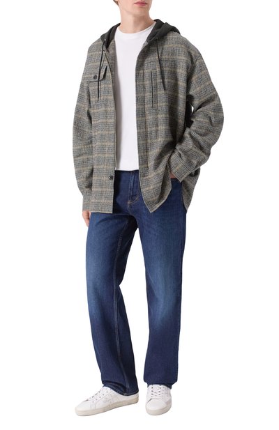 Рубашка из хлопка и шерсти UNDERCOVER, арт. UP2E4407-1, фото 2