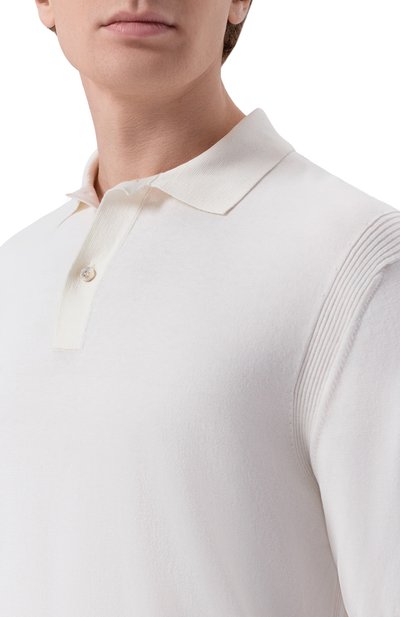 Поло из шелка и хлопка PAUL&SHARK, арт. 26411608, фото 5