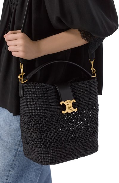 Сумка louise medium CELINE черного цвета по цене 424000 руб., арт. 12315/2GUJ, фото 2 Сумка louise medium CELINE, арт. 12315/2GUJ, фото 2