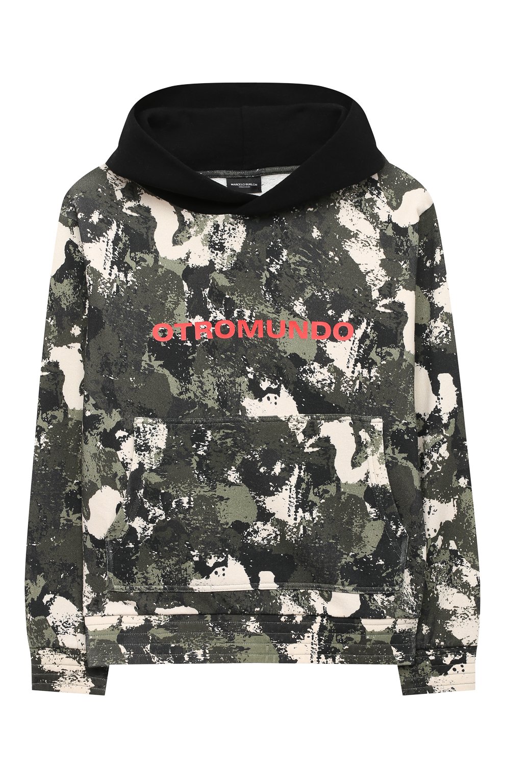 Хлопковое худи MARCELO BURLON KIDS OF MILAN, арт. 20I/B/MB/2103/0020/8-14Y, фото 1