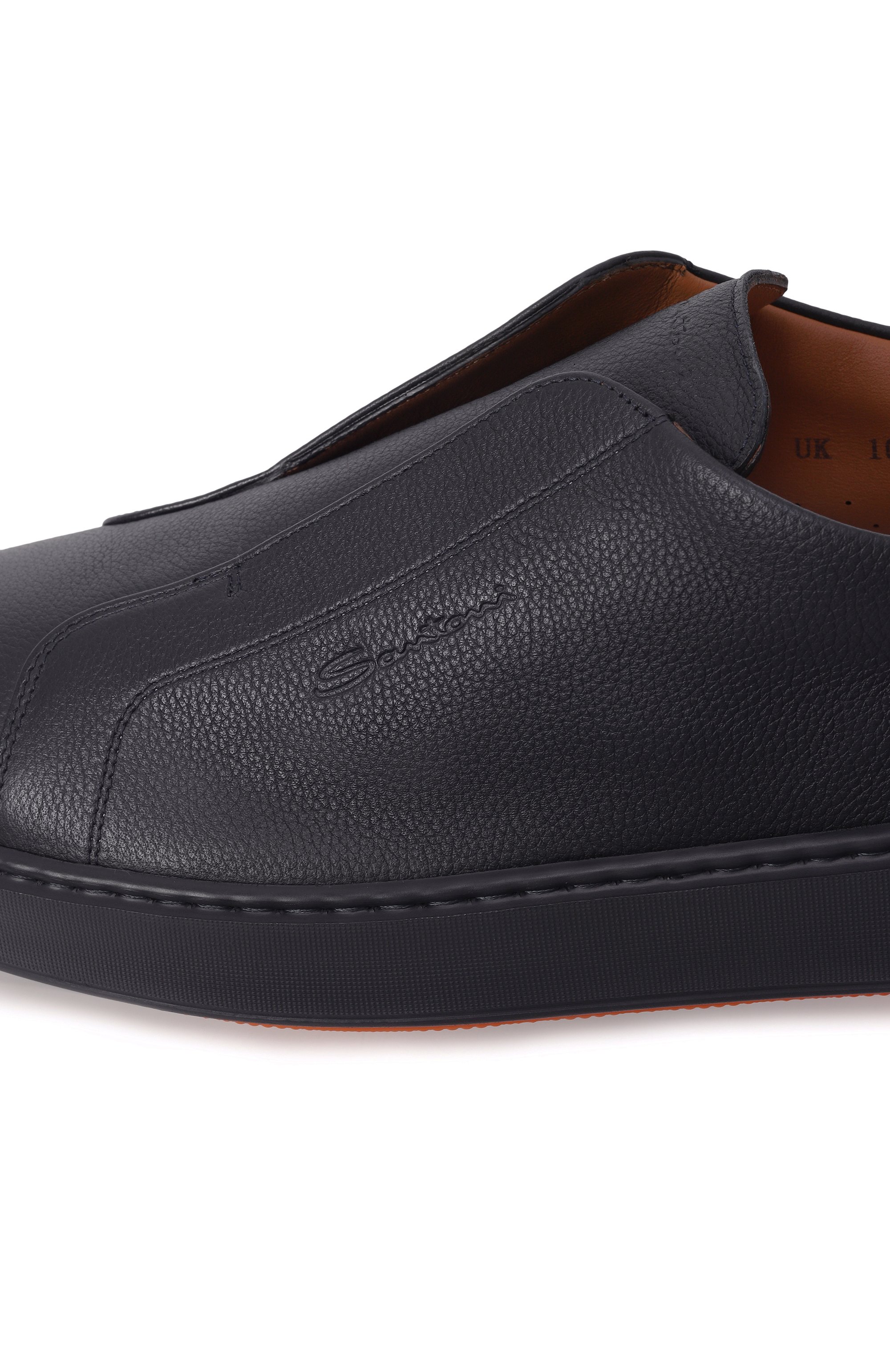 Кожаные кеды cleanic SANTONI, арт. MBCG219950CATLLD, фото 7