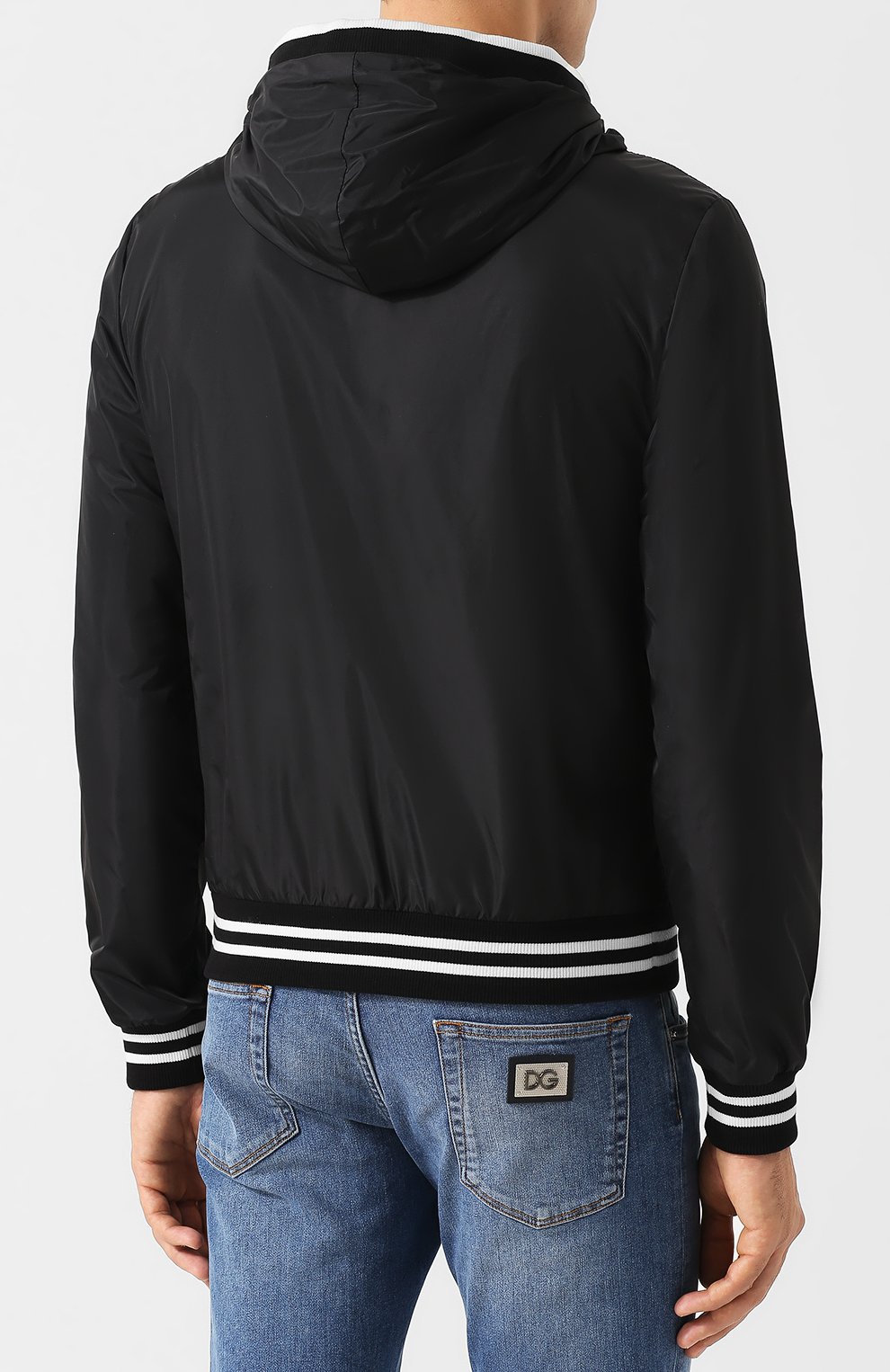 Бомбер на молнии с капюшоном DOLCE & GABBANA, арт. G9LH0T/FUMQG, фото 4