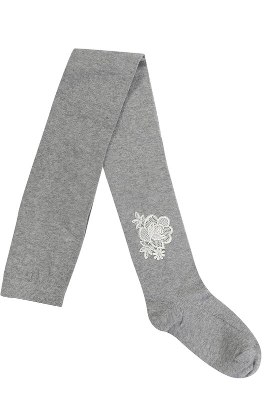 

Колготки с аппликацией и бусинами La Perla, Серый