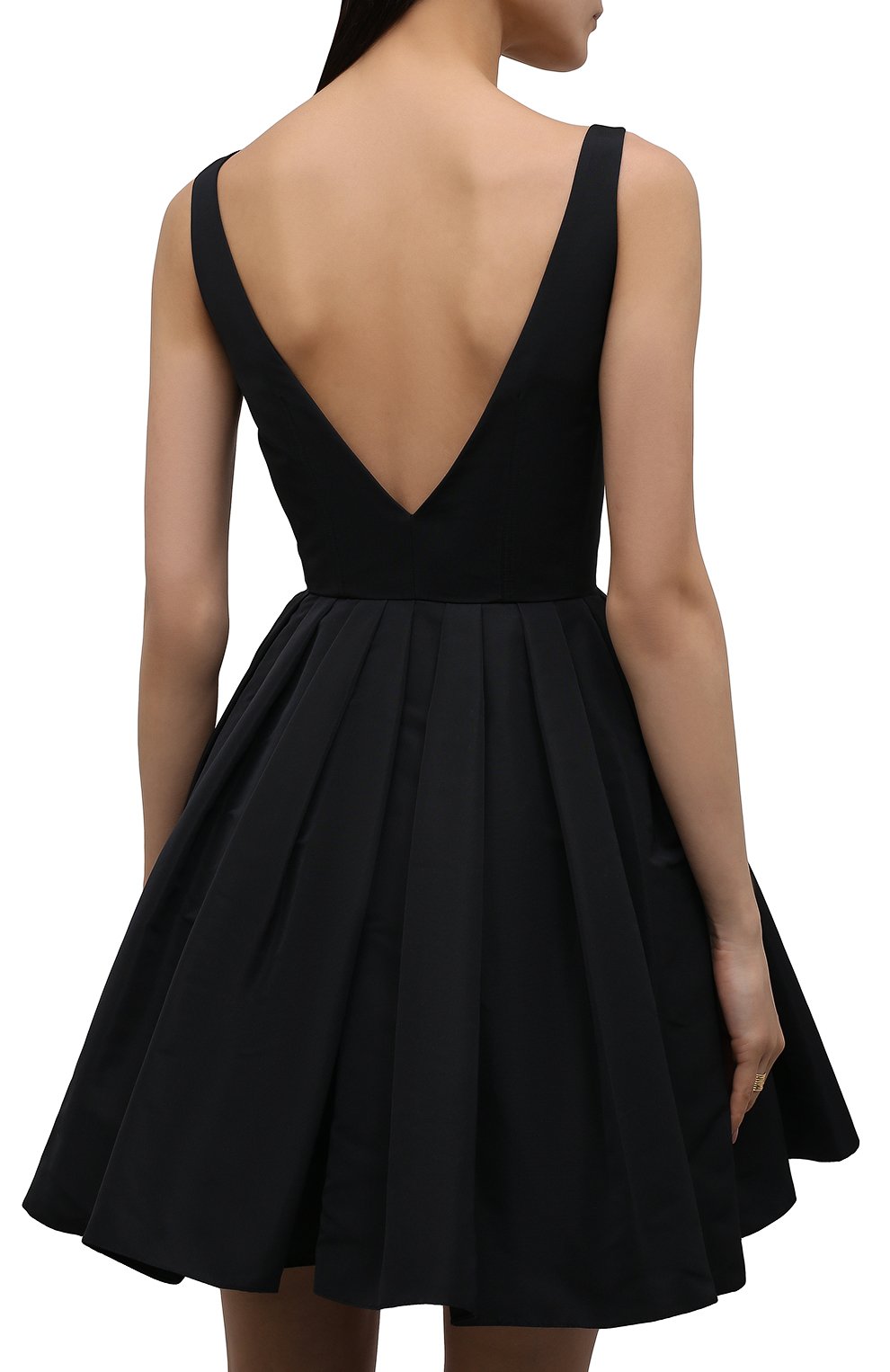 Платье ALEXANDER MCQUEEN черного цвета по цене 199500 руб., арт. 686873/QEACM, фото 4 Платье ALEXANDER MCQUEEN, арт. 686873/QEACM, фото 4