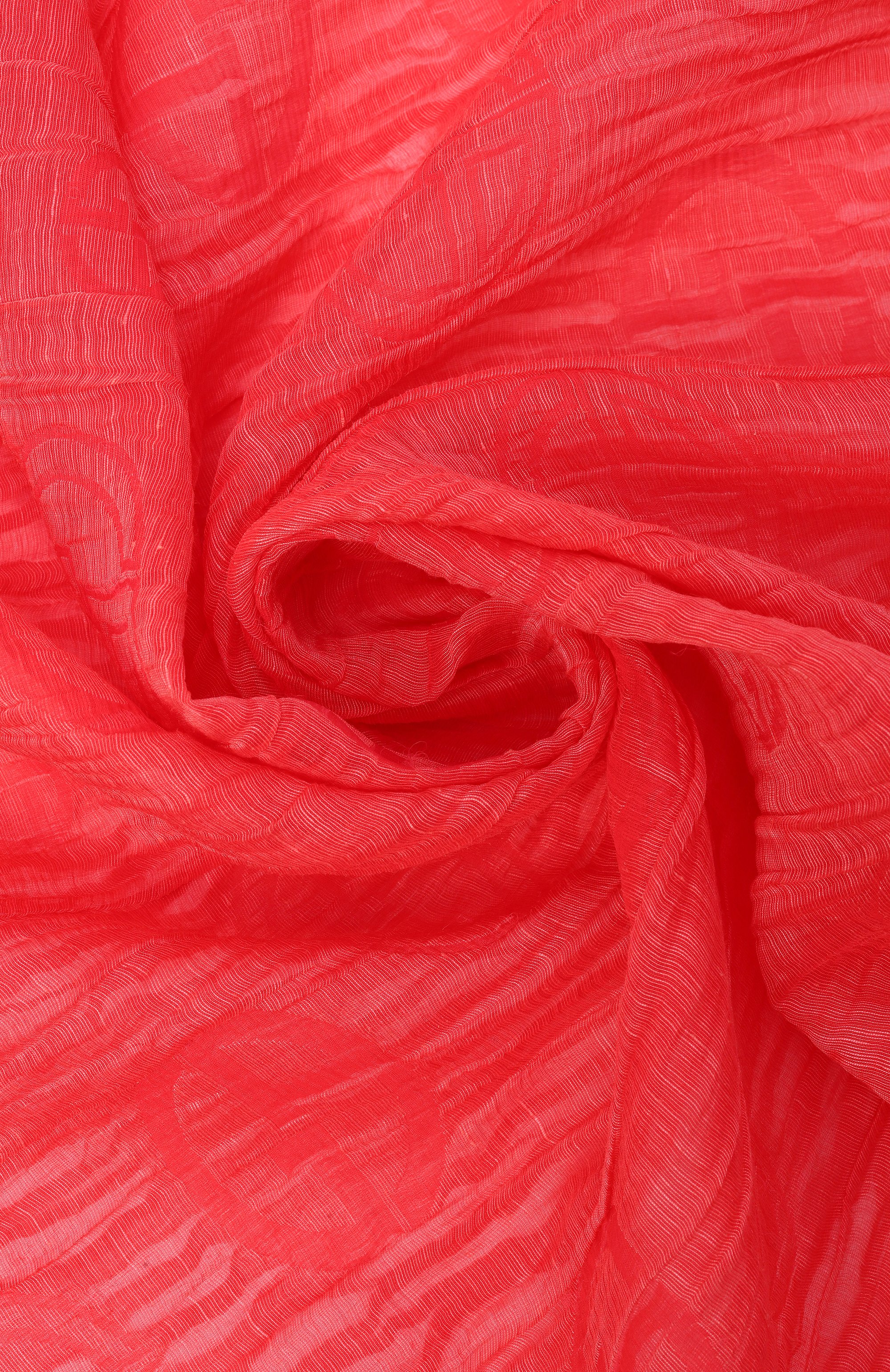 Шарф из шелка и льна GIORGIO ARMANI, арт. GW003048/AF24598, фото 3